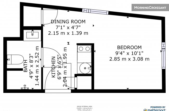 In residence and furnished