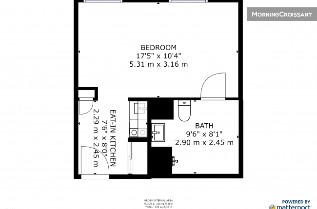 Fully equipped loft in residence