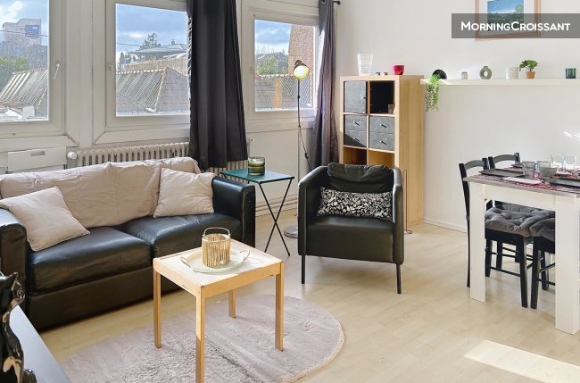 Large furnished 73 m2 apartment
